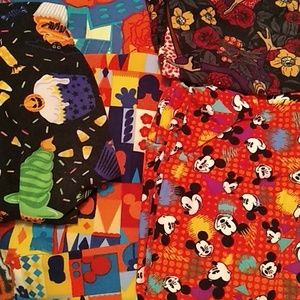 Lularoe leggings and 1 pair of halloween